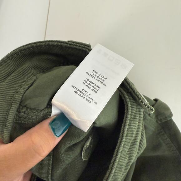 TNA Aritzia Greenwich Carpenter Pants Green Straight Leg 29” - 0 - Picture 8 of 10